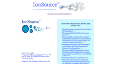 Desktop Screenshot of ionsource.com